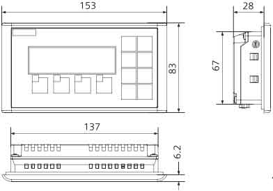 ！！！SIEMENS+微型面板(6AV6 640)+安装方式3